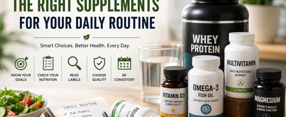 How to Choose the Right Supplements for Your Daily Routine